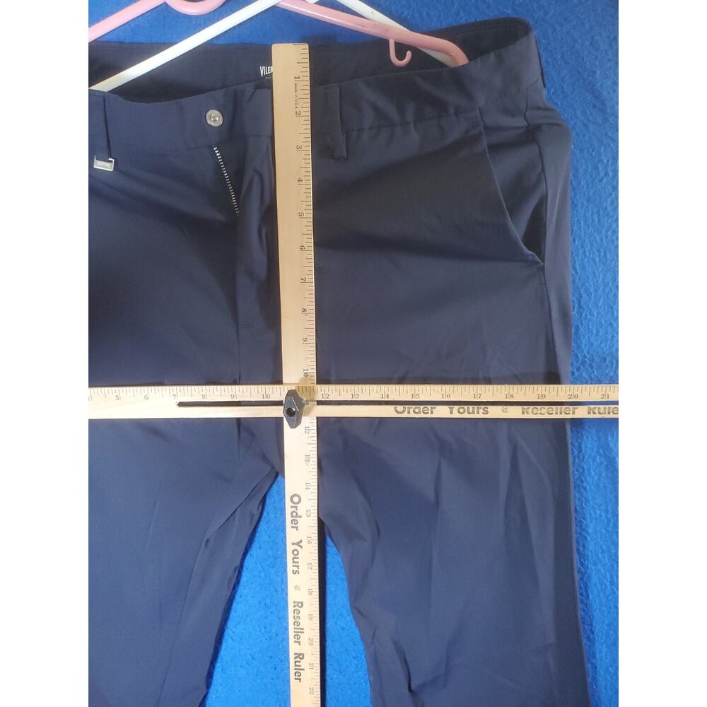Vilebrequin Collection Mens Pants Size 52 IT US 36 Navy Blue Performance Stretch - Picture 5 of 13